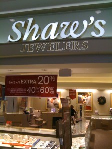 Shaw's Shaw's clearing out
