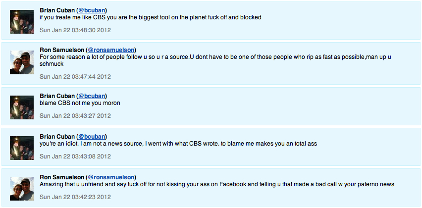 Tweet conversation with Brian Cuban Conversation with Brian Cuban